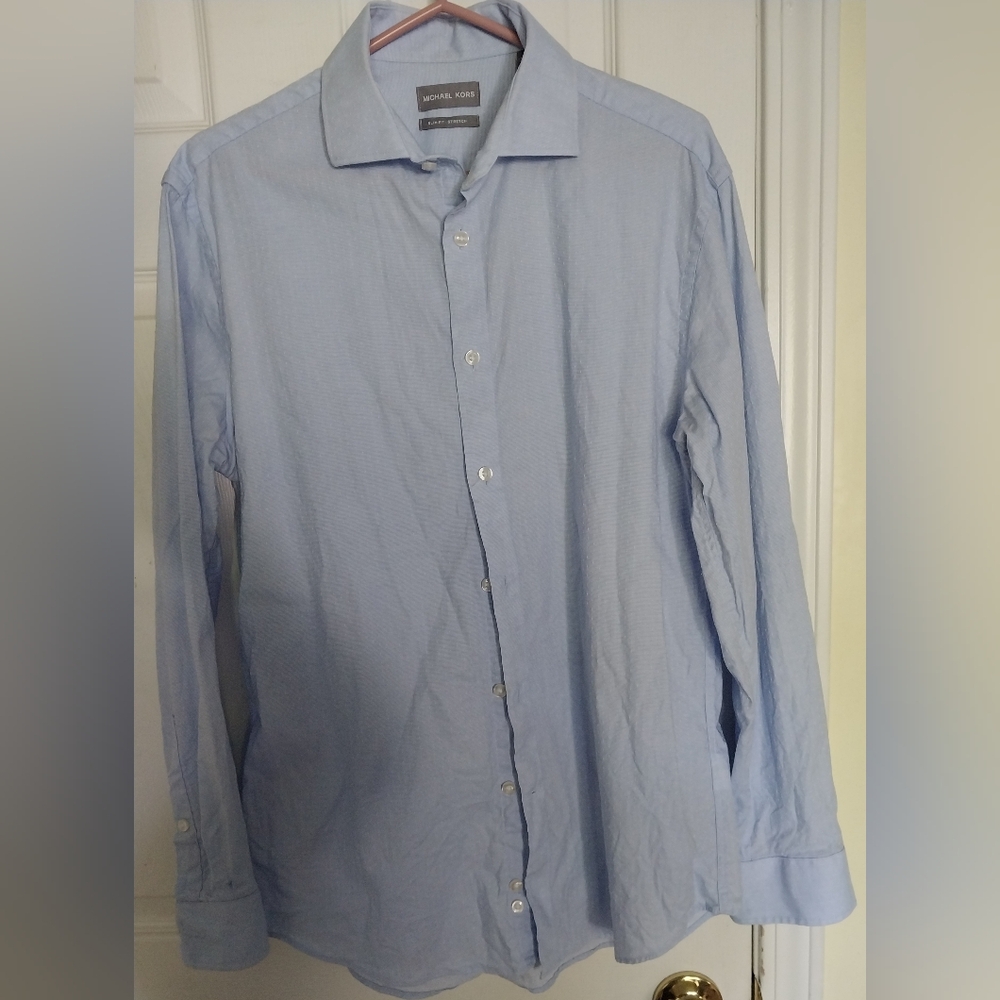 Michael Kors Mens LS Button Down Shirt Medium